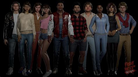 friday the 13th game characters